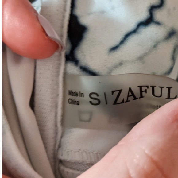 Strapless Marbled Bikini Set; top&bottom🏖️ - Picture 4 of 4